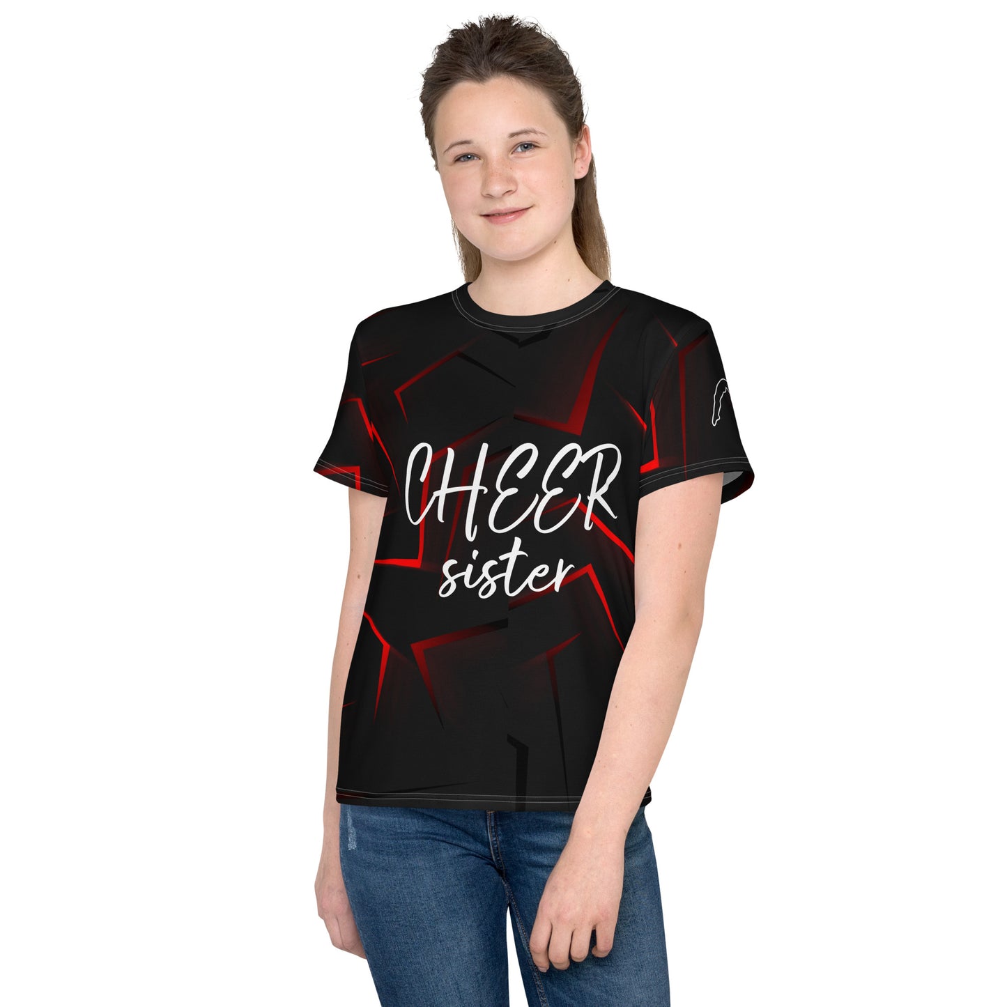 Red Cheer Sister Youth Shirt