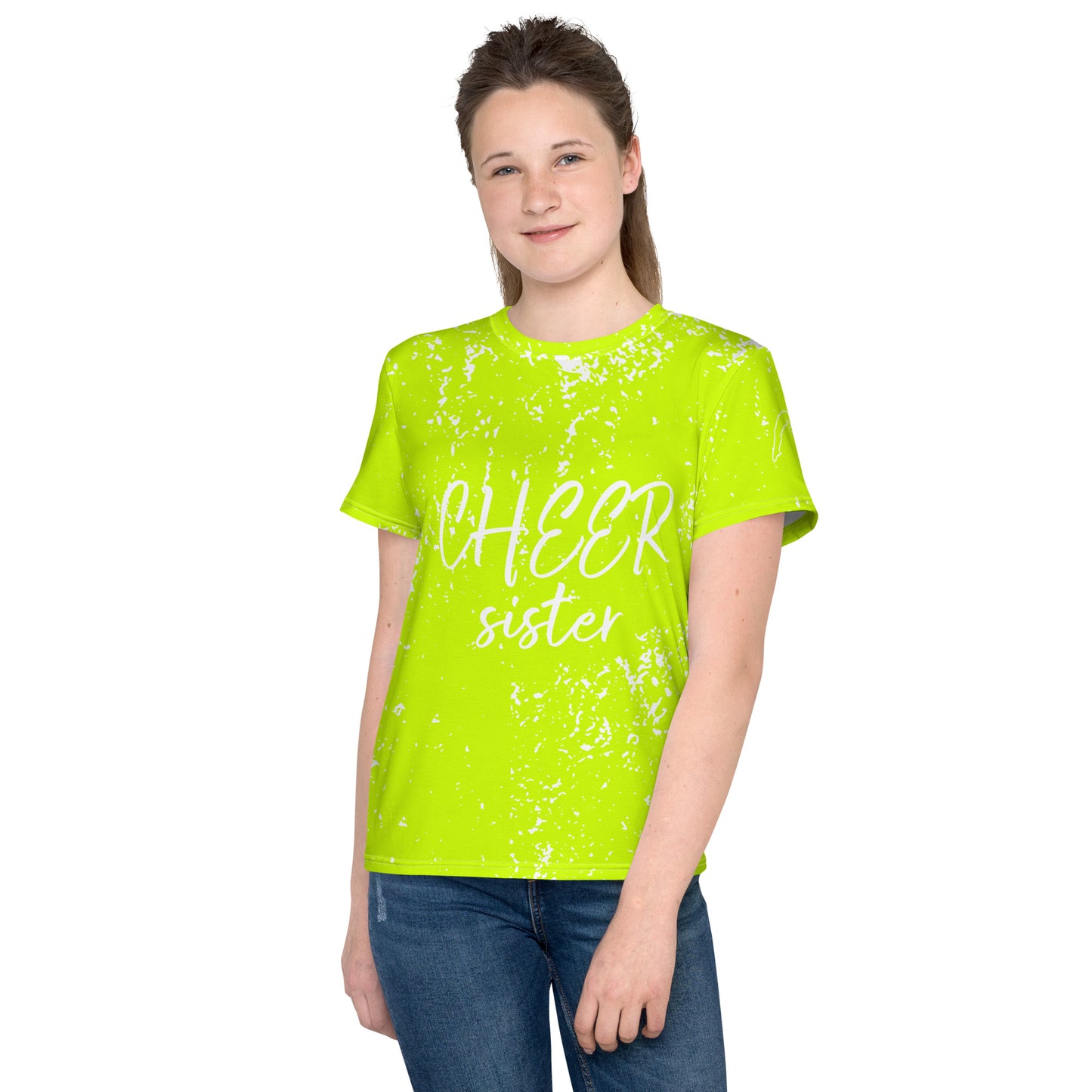 Neon Cheer Sister Youth Shirt