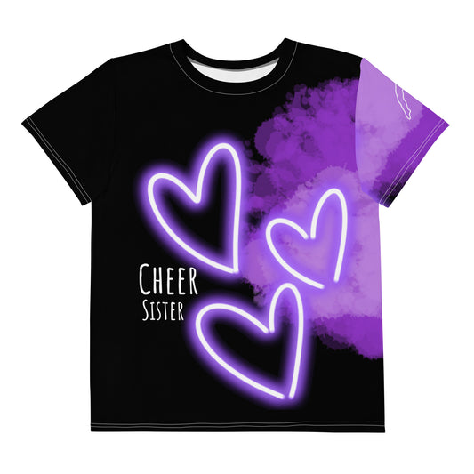 Purple Cheer Sister Youth Shirt