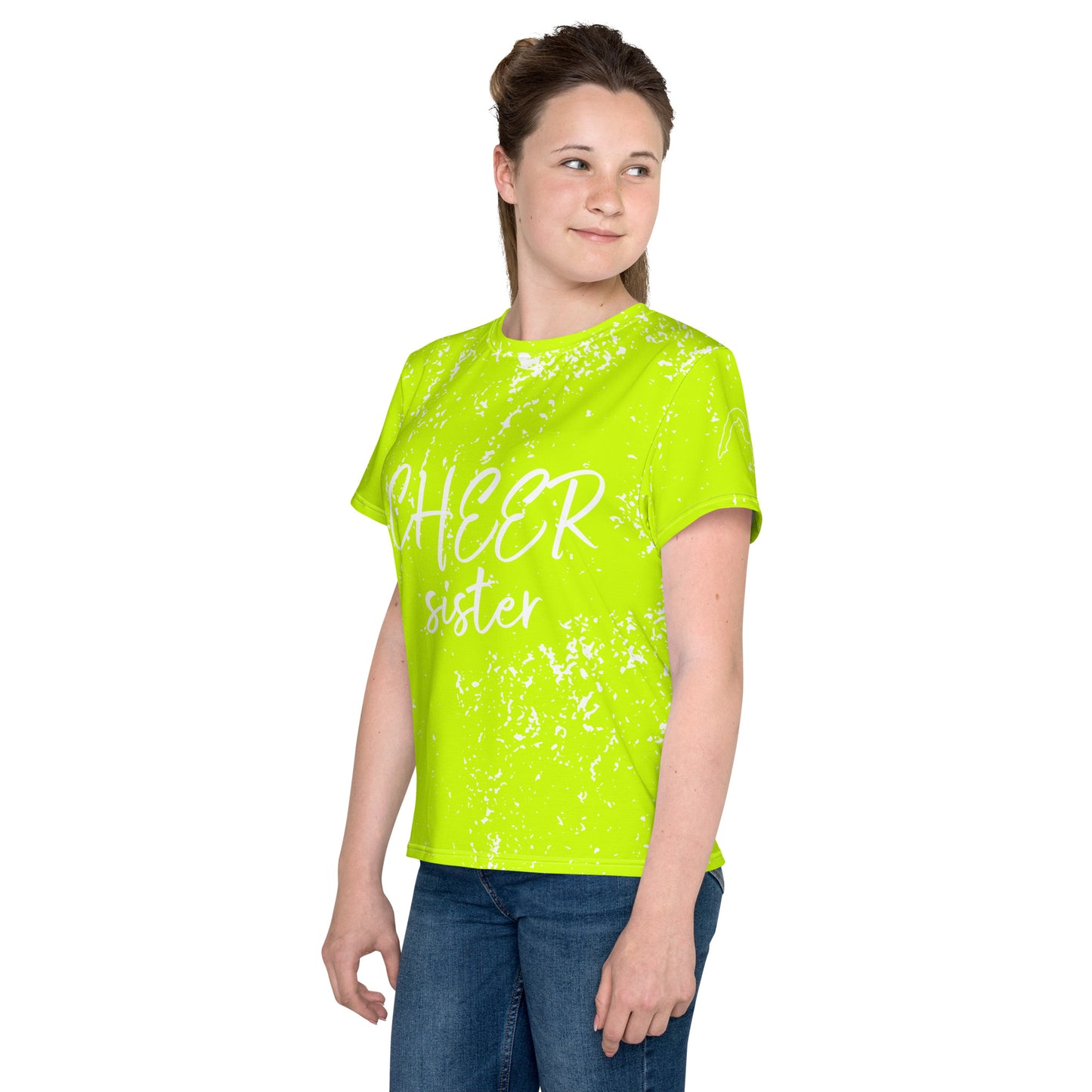 Neon Cheer Sister Youth Shirt