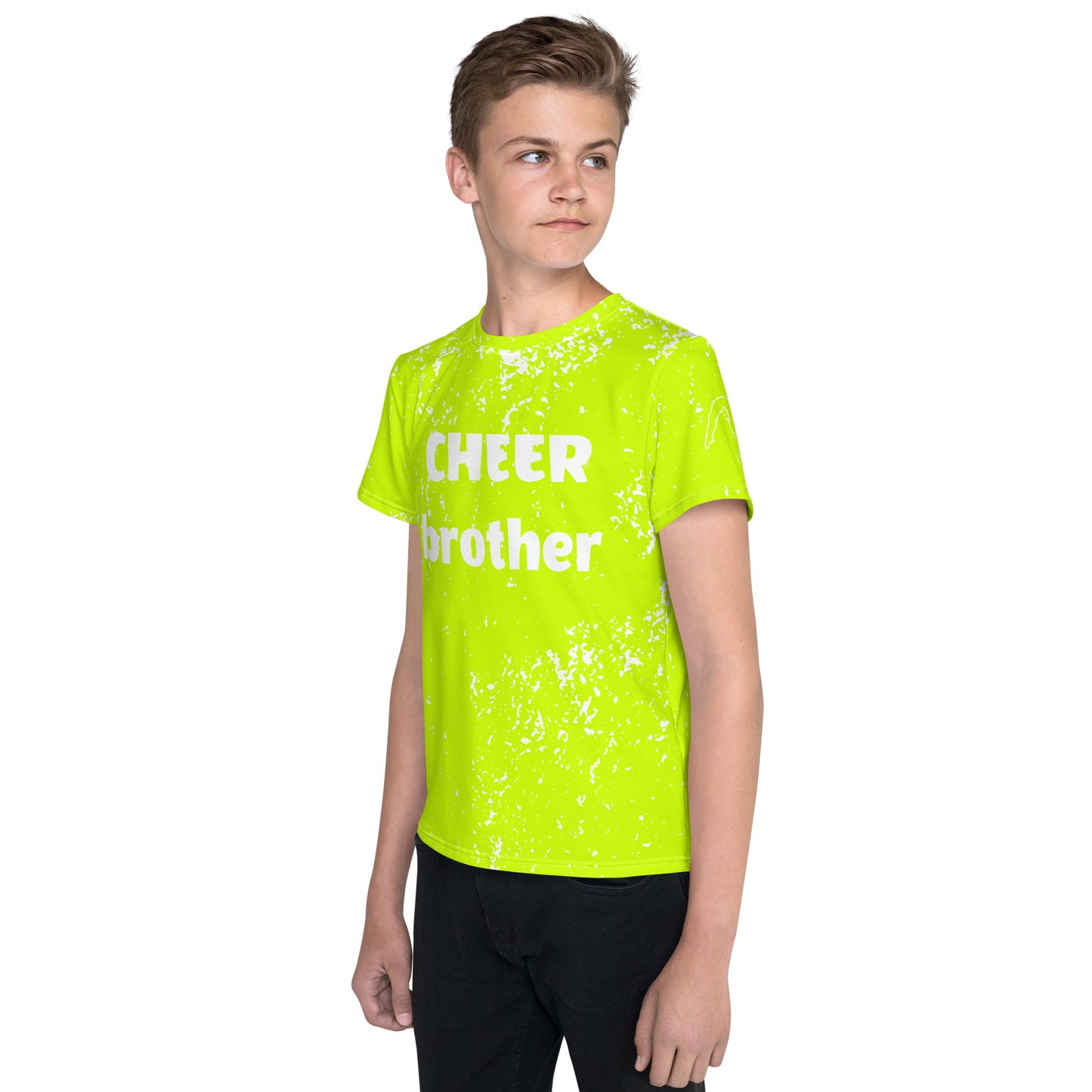 Neon Cheer Brother Youth Shirt