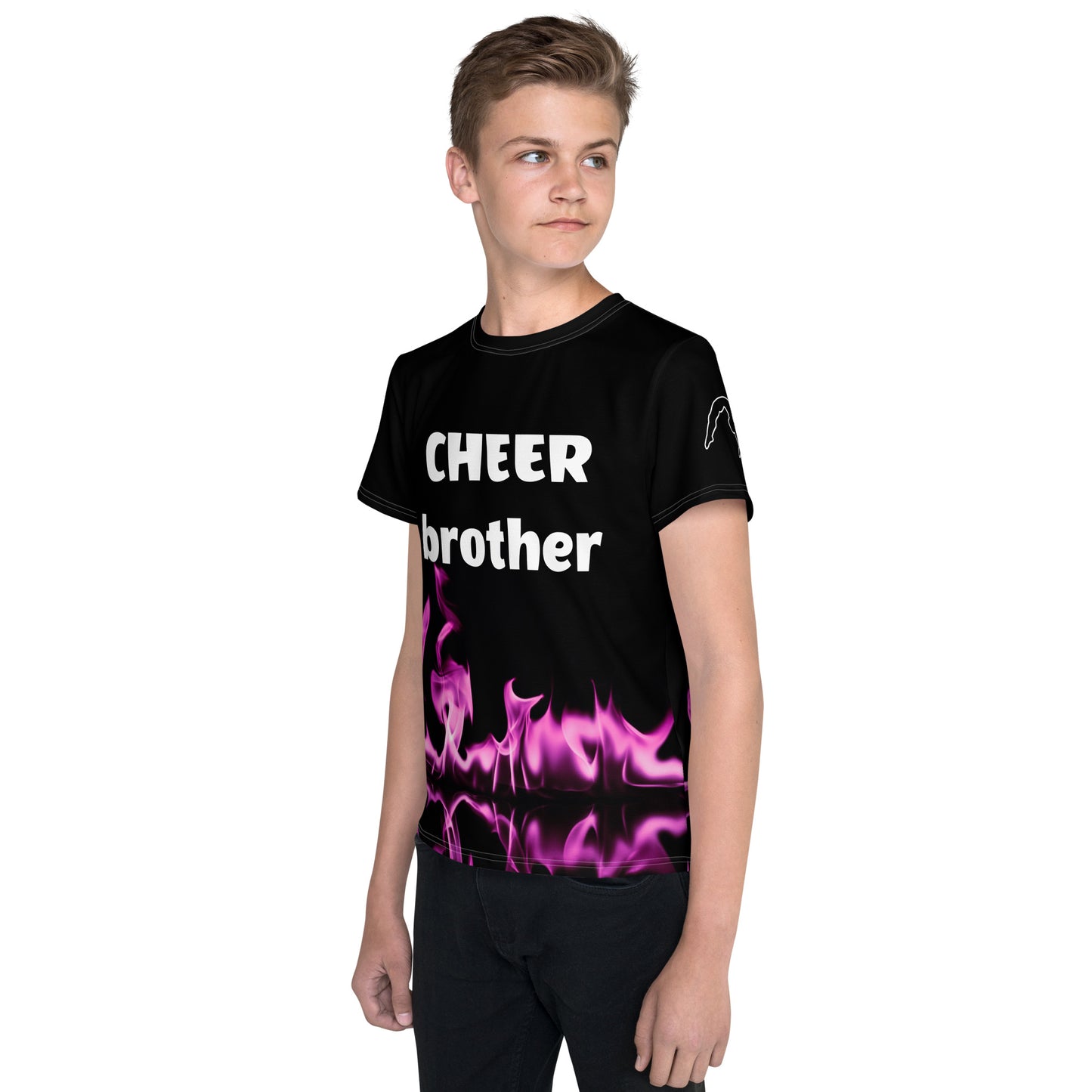 Pink Cheer Brother Youth Shirt