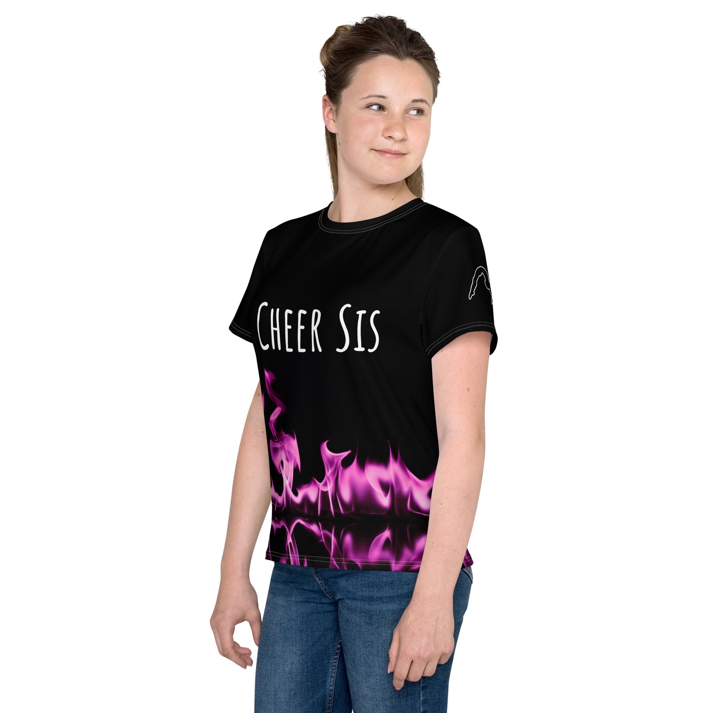 Pink Cheer Sister Youth Shirt