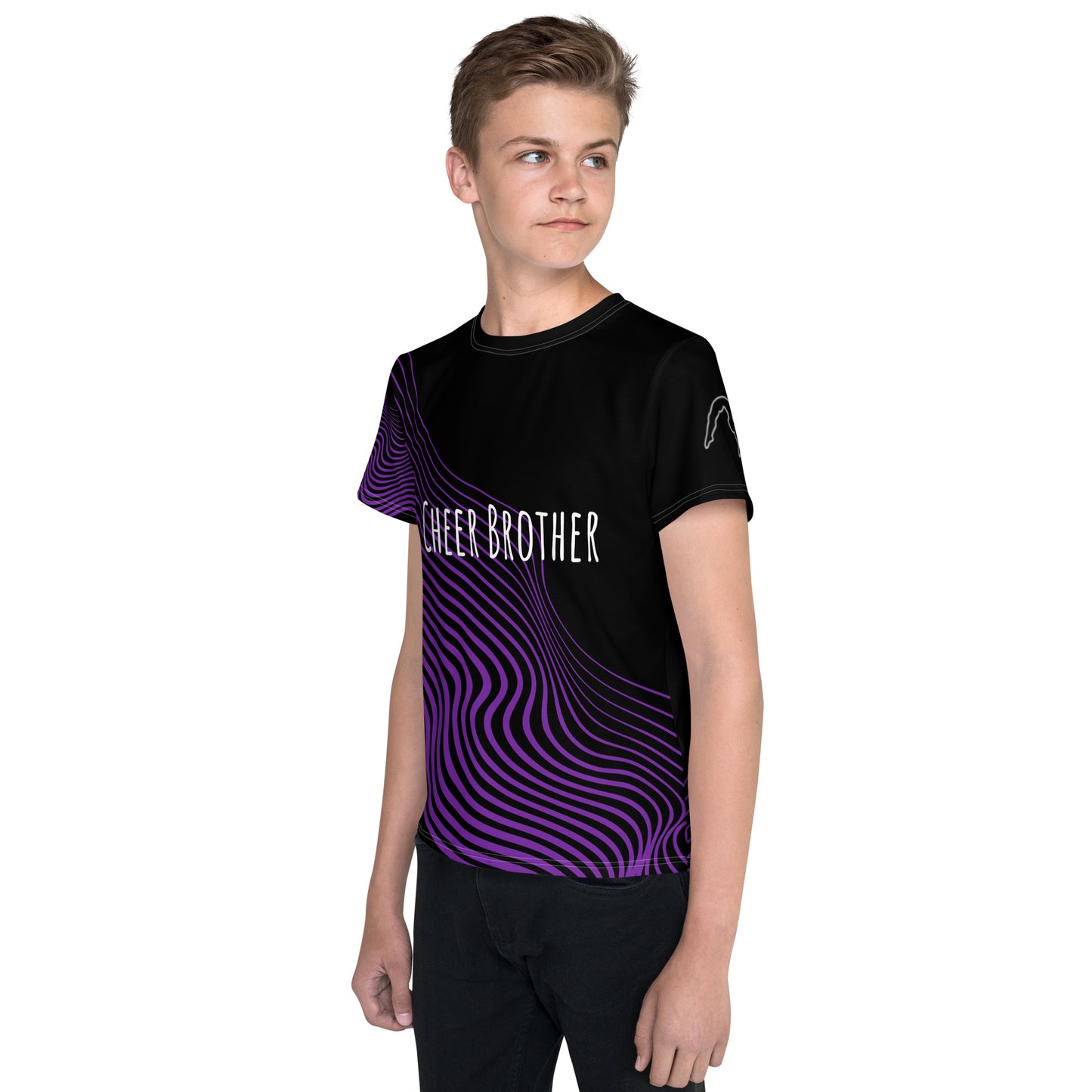 Purple Cheer Brother Youth Shirt