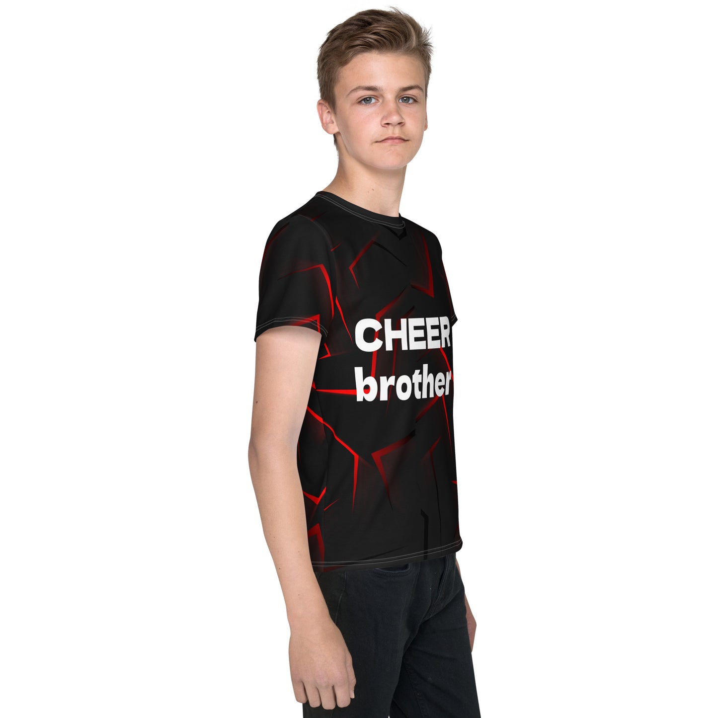 Red Cheer Brother Youth Shirt