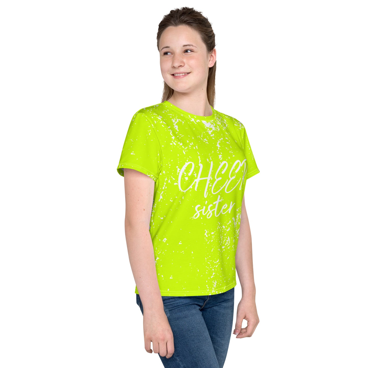 Neon Cheer Sister Youth Shirt