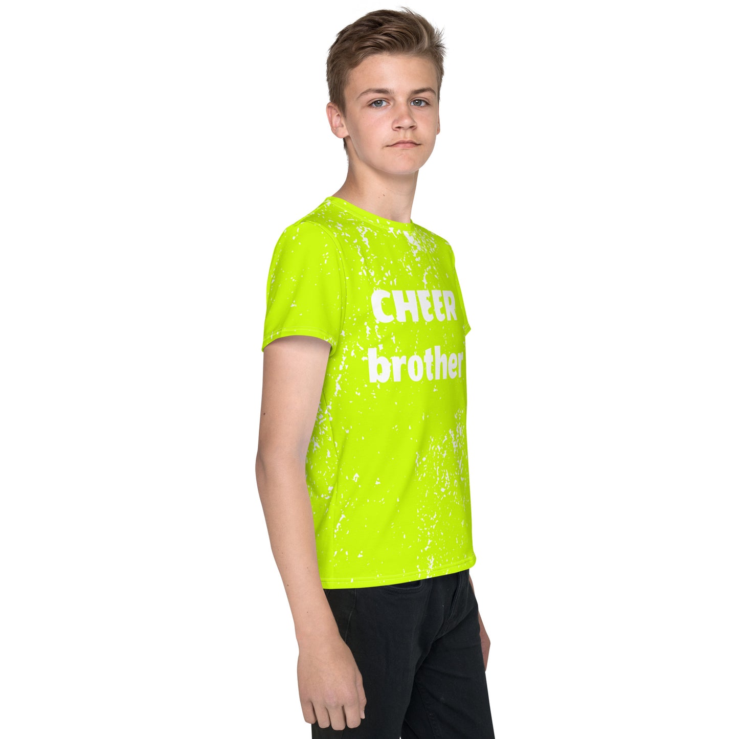 Neon Cheer Brother Youth Shirt