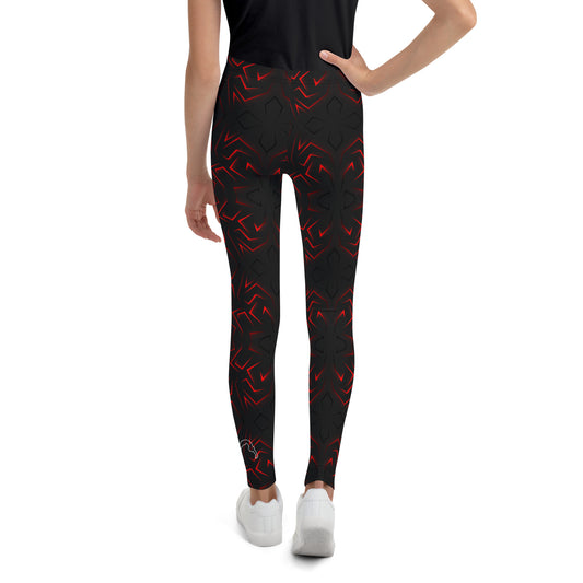 Red Youth Cheer Leggings