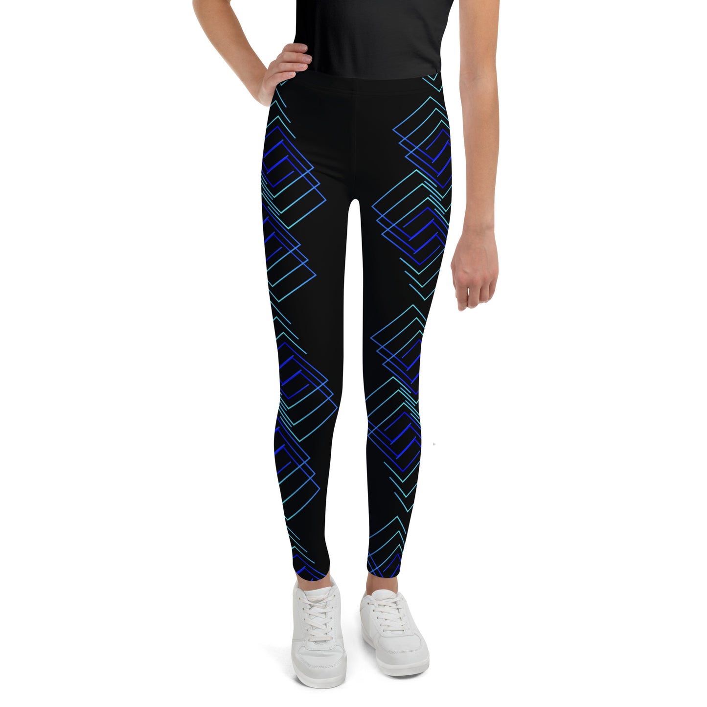 Blue Youth Cheer Leggings