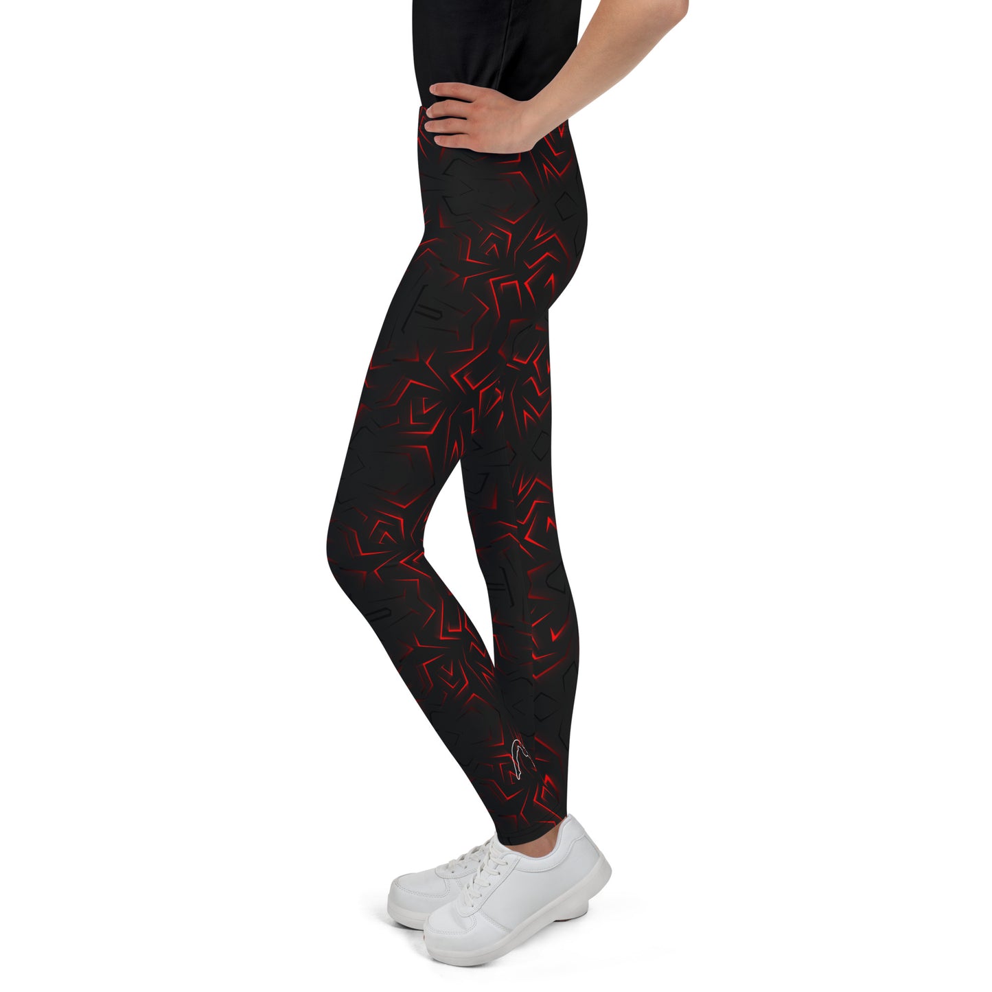 Red Youth Cheer Leggings