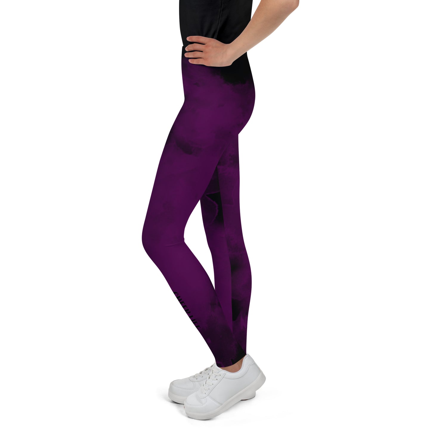 Purple Youth Cheer Leggings