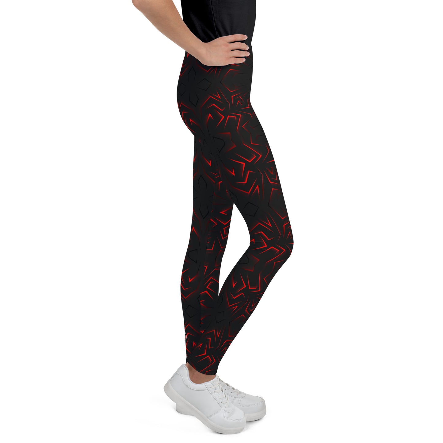 Red Youth Cheer Leggings