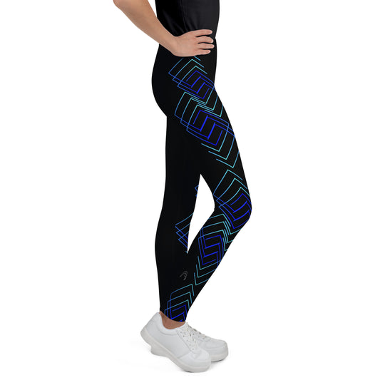 Blue Youth Cheer Leggings