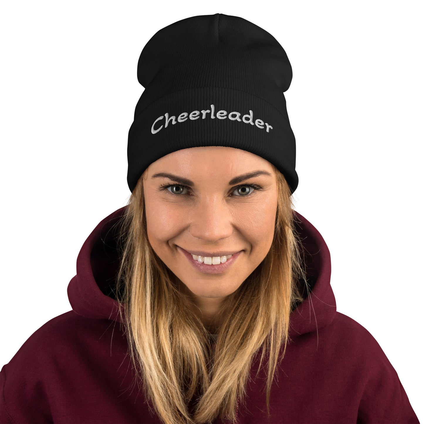 Cheer Embroidered Beanie