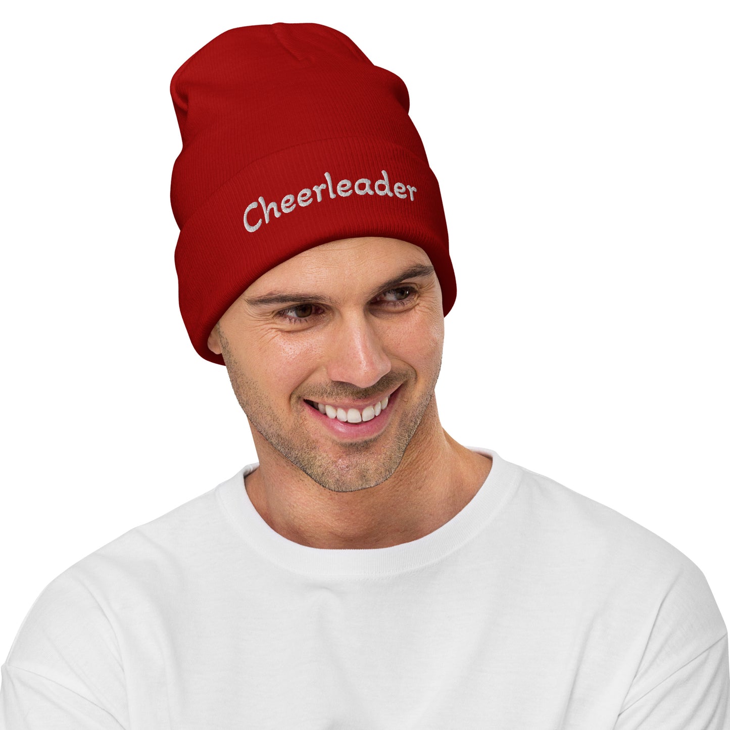 Cheer Embroidered Beanie