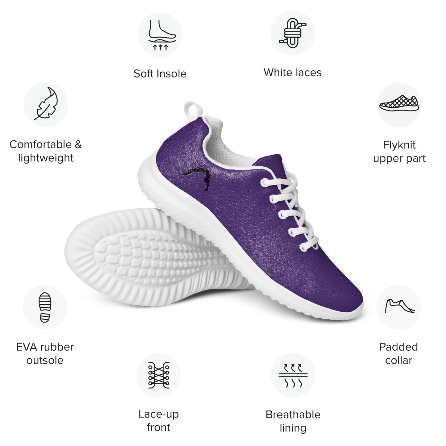 Purple Cheer Shoes (Men's Sizes)