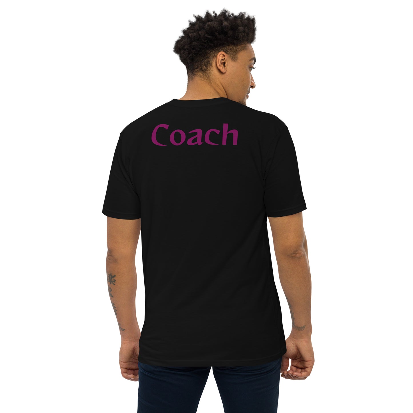 Purple Cheer Coach Tee