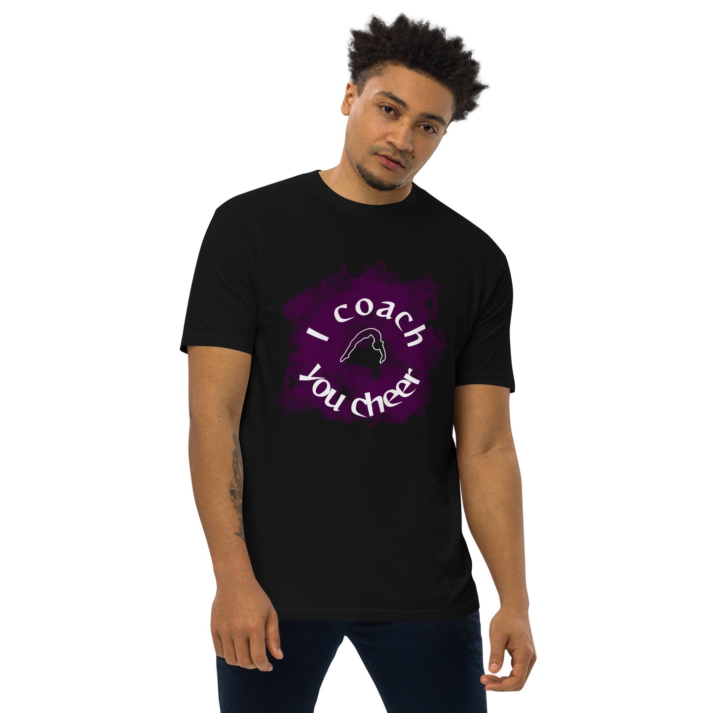 Purple Cheer Coach Tee