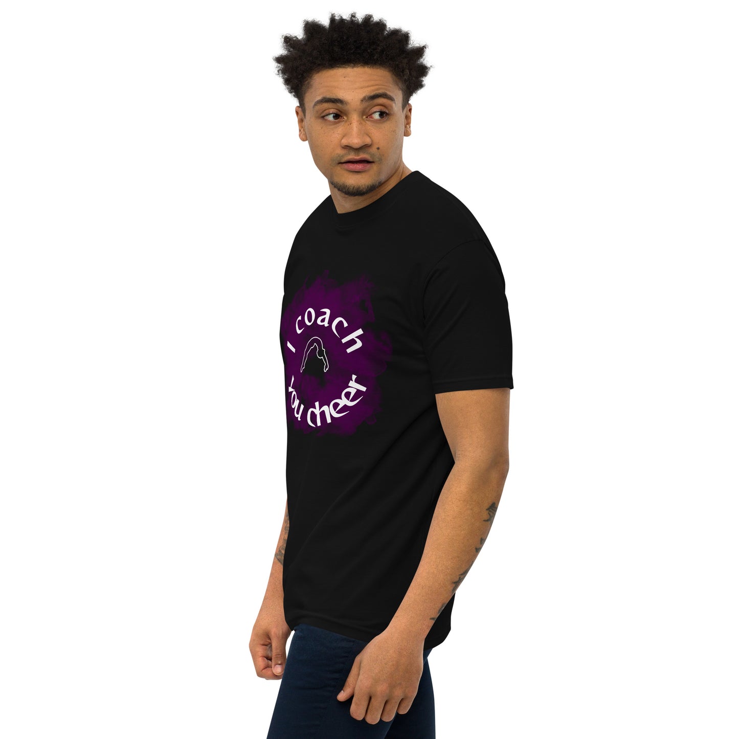 Purple Cheer Coach Tee