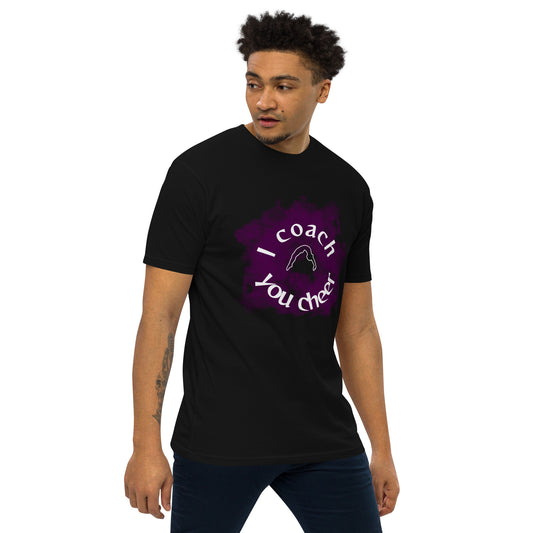 Purple Cheer Coach Tee