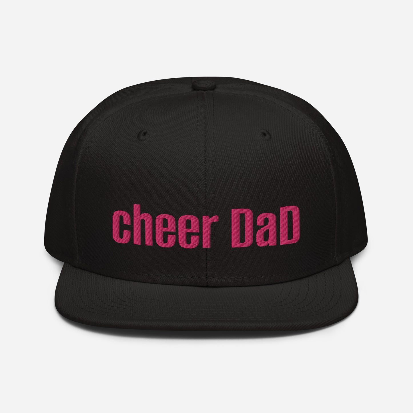 Pink Snapback Cheer Dad Hat