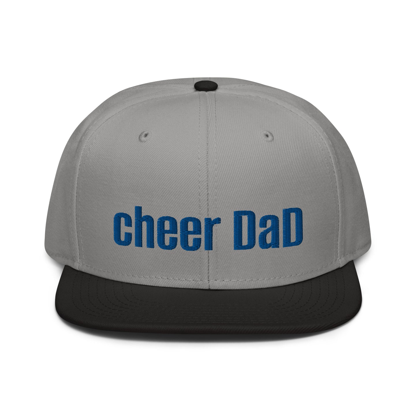 Blue Snapback Cheer Dad Hat