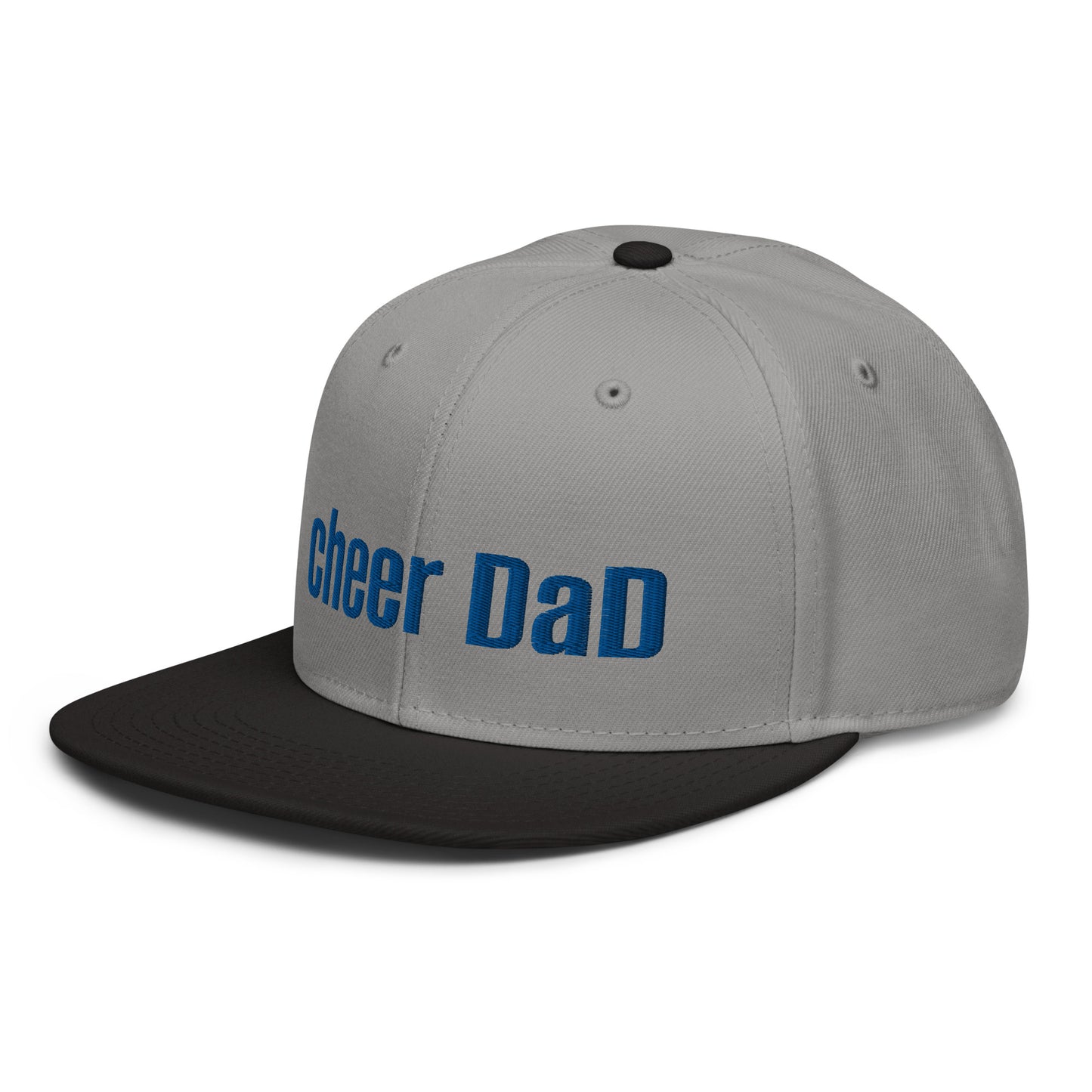 Blue Snapback Cheer Dad Hat