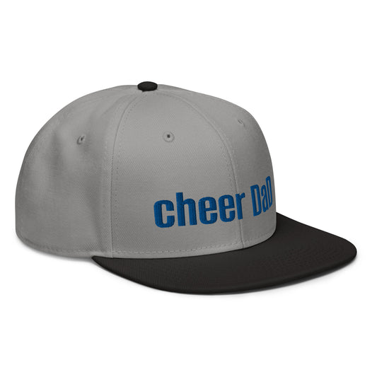 Blue Snapback Cheer Dad Hat