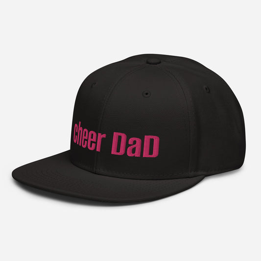 Pink Snapback Cheer Dad Hat