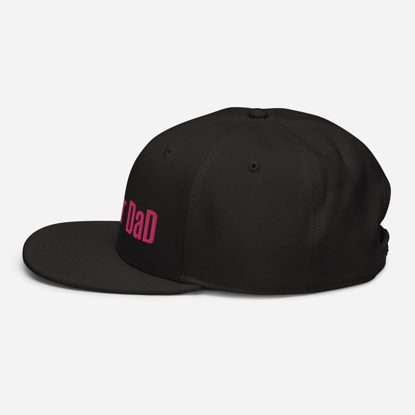 Pink Snapback Cheer Dad Hat