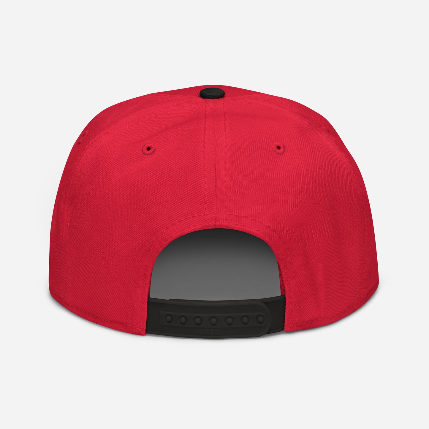 Red Snapback Cheer Dad Hat