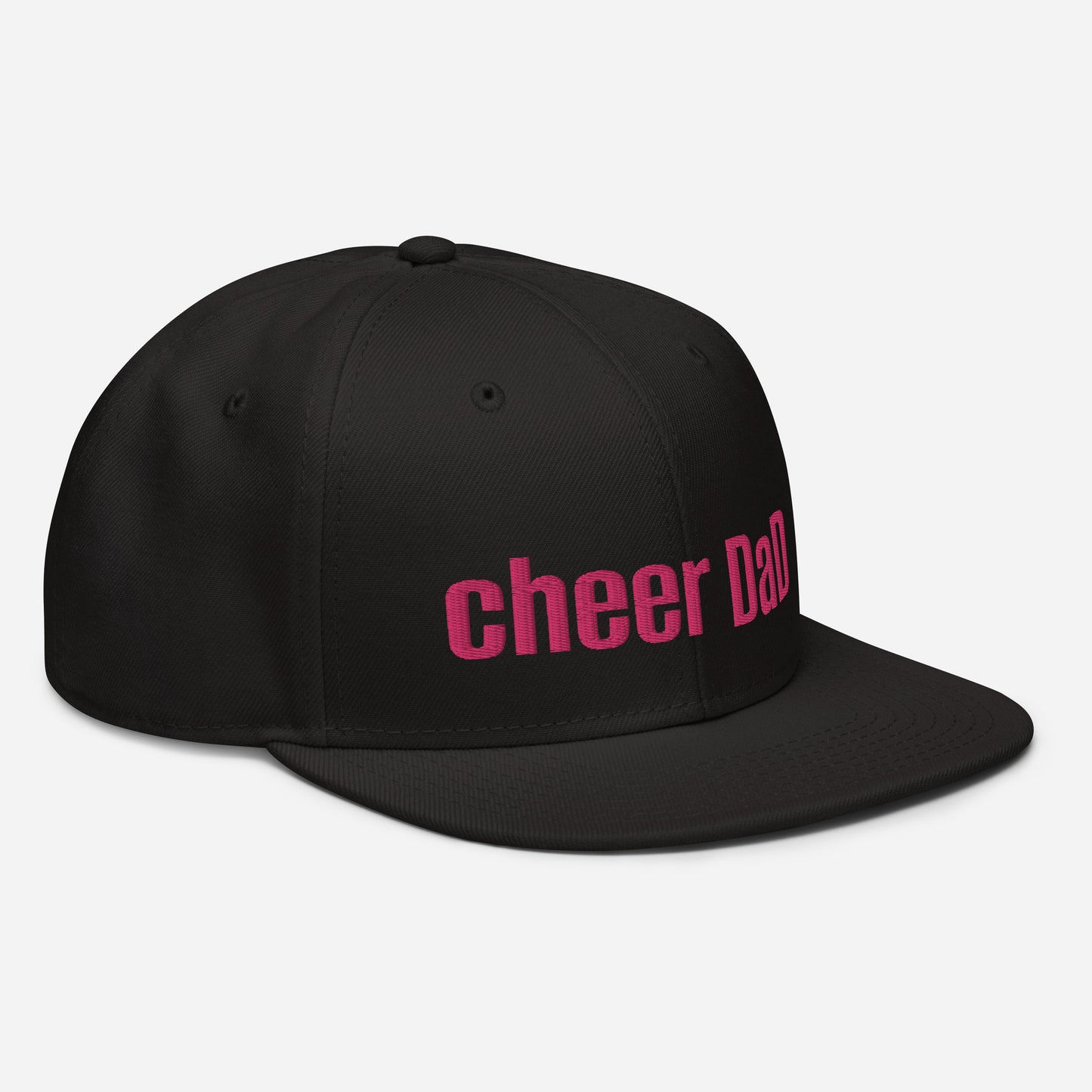 Pink Snapback Cheer Dad Hat