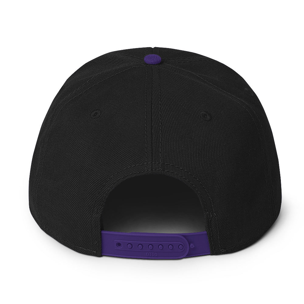 Purple Snapback Cheer Dad Hat