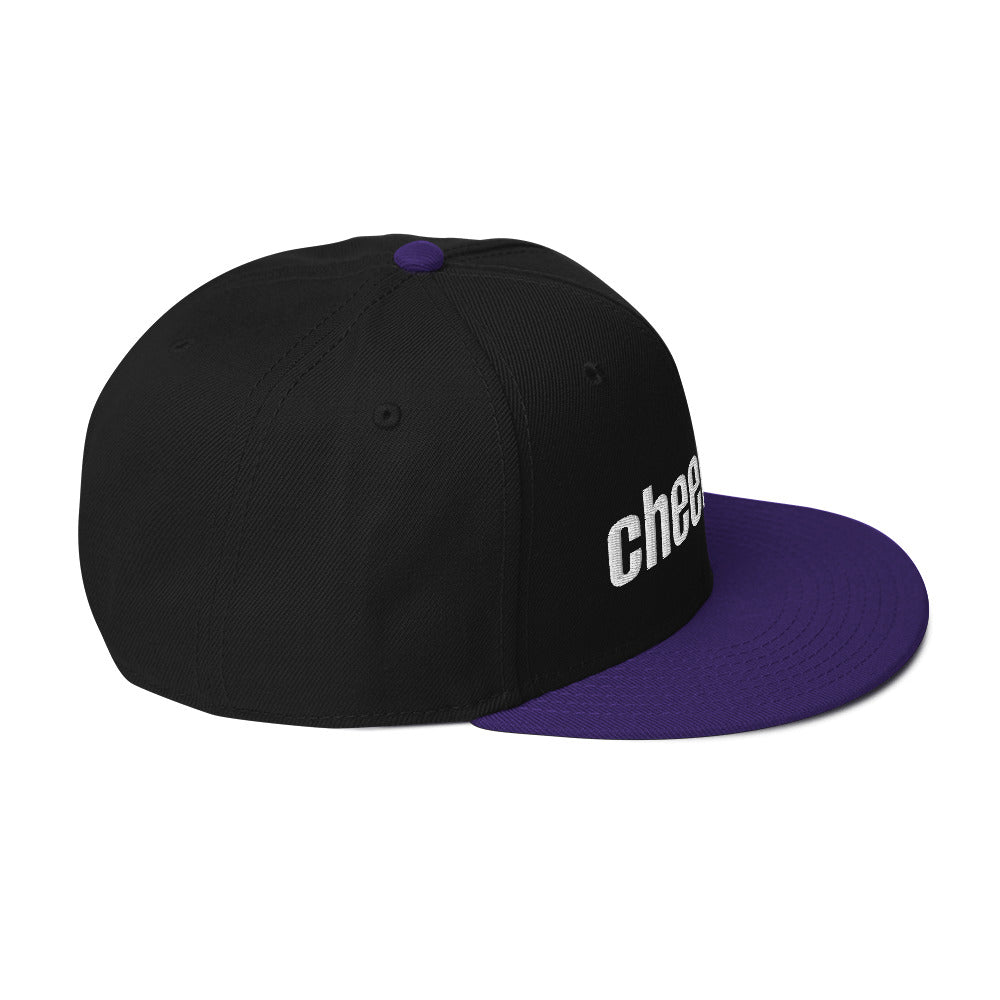 Purple Snapback Cheer Dad Hat