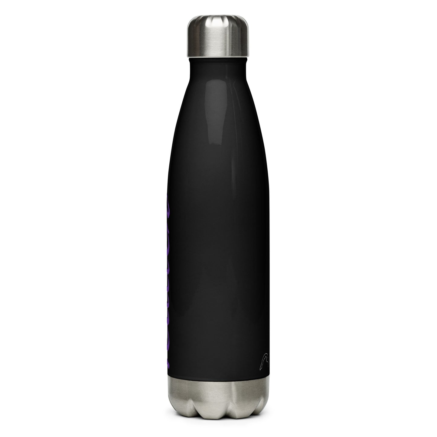 Purple Cheer Stainless Steel Water Bottle