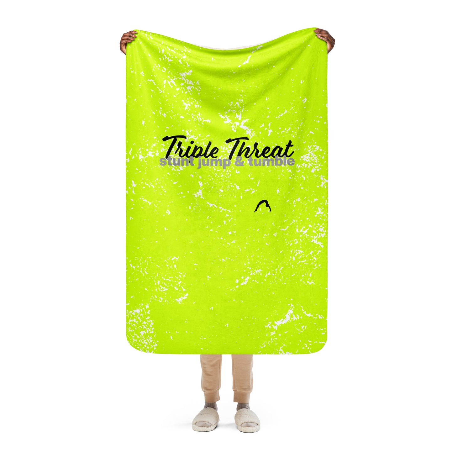 Neon Cheer Sherpa Blanket