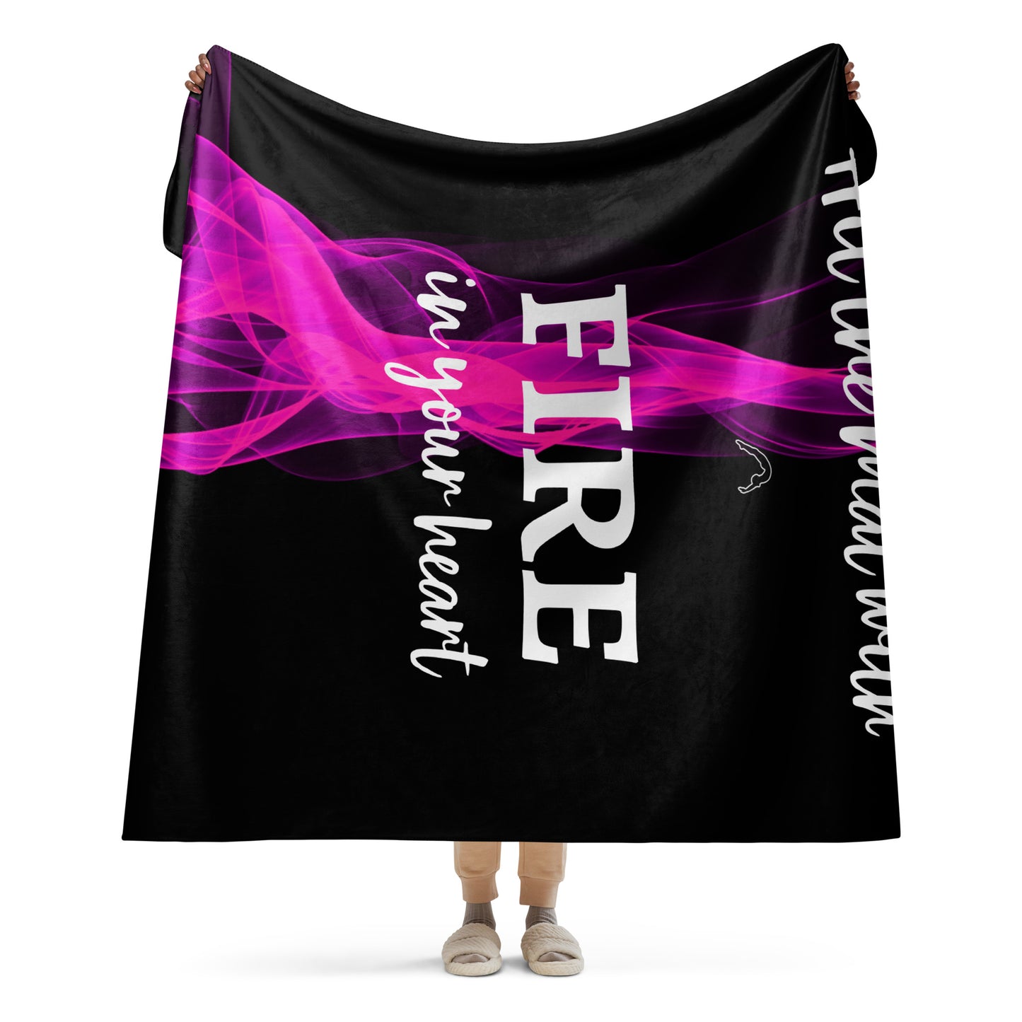 Pink Flame Cheer blanket