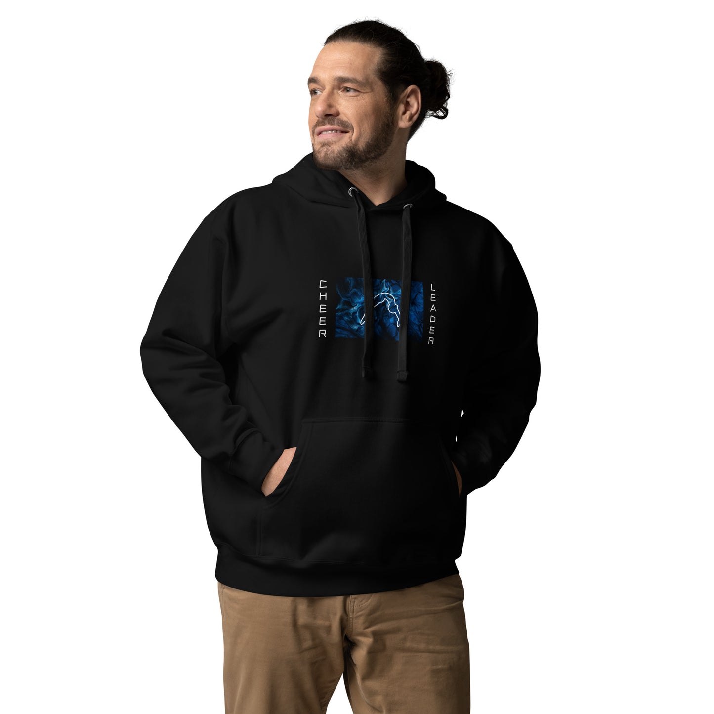 Blue Design Cheerleader Hoodie