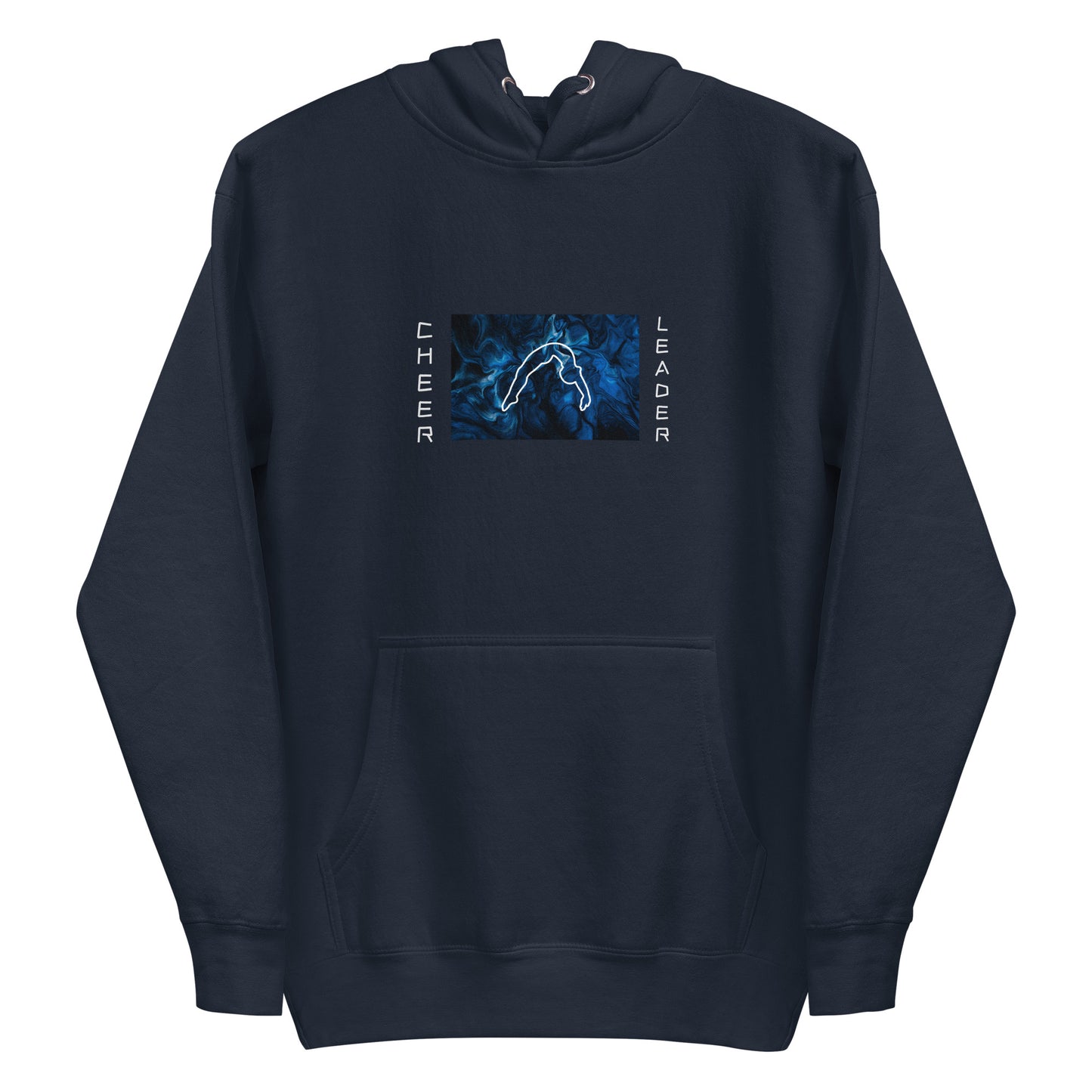 Blue Design Cheerleader Hoodie