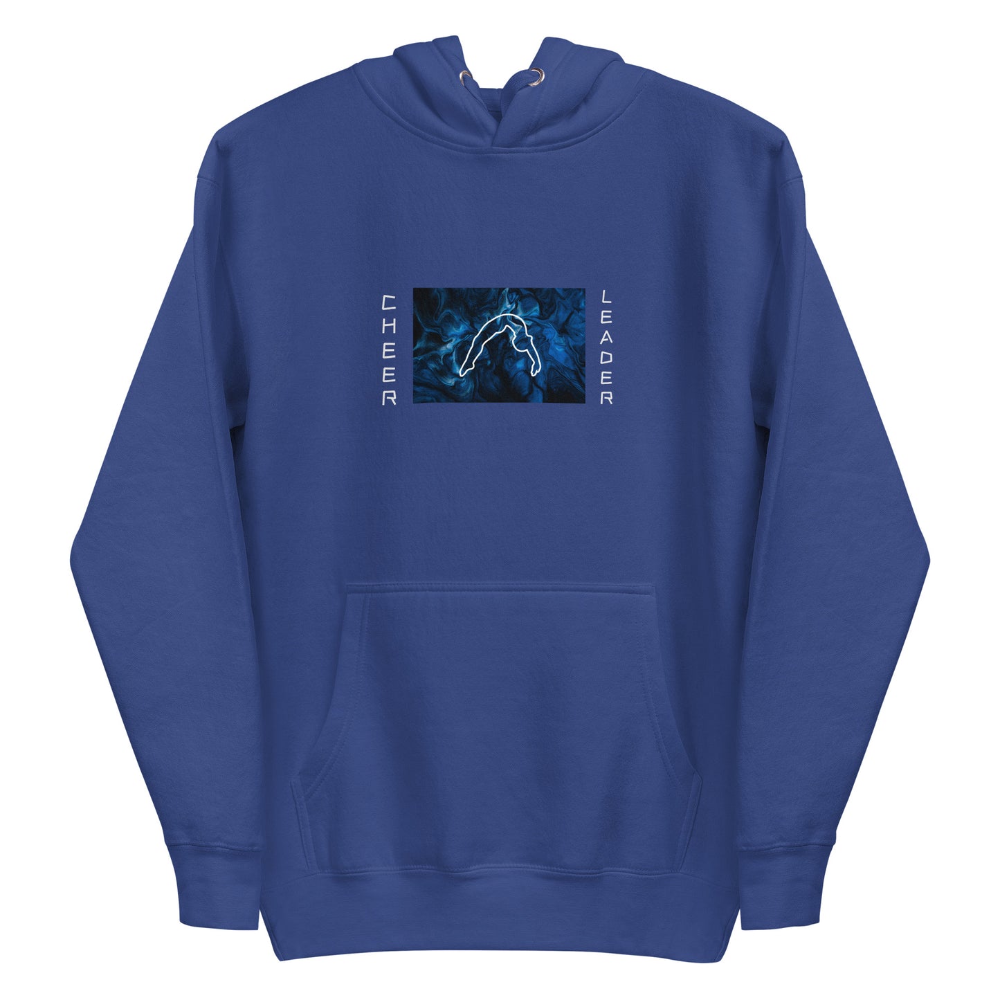 Blue Design Cheerleader Hoodie