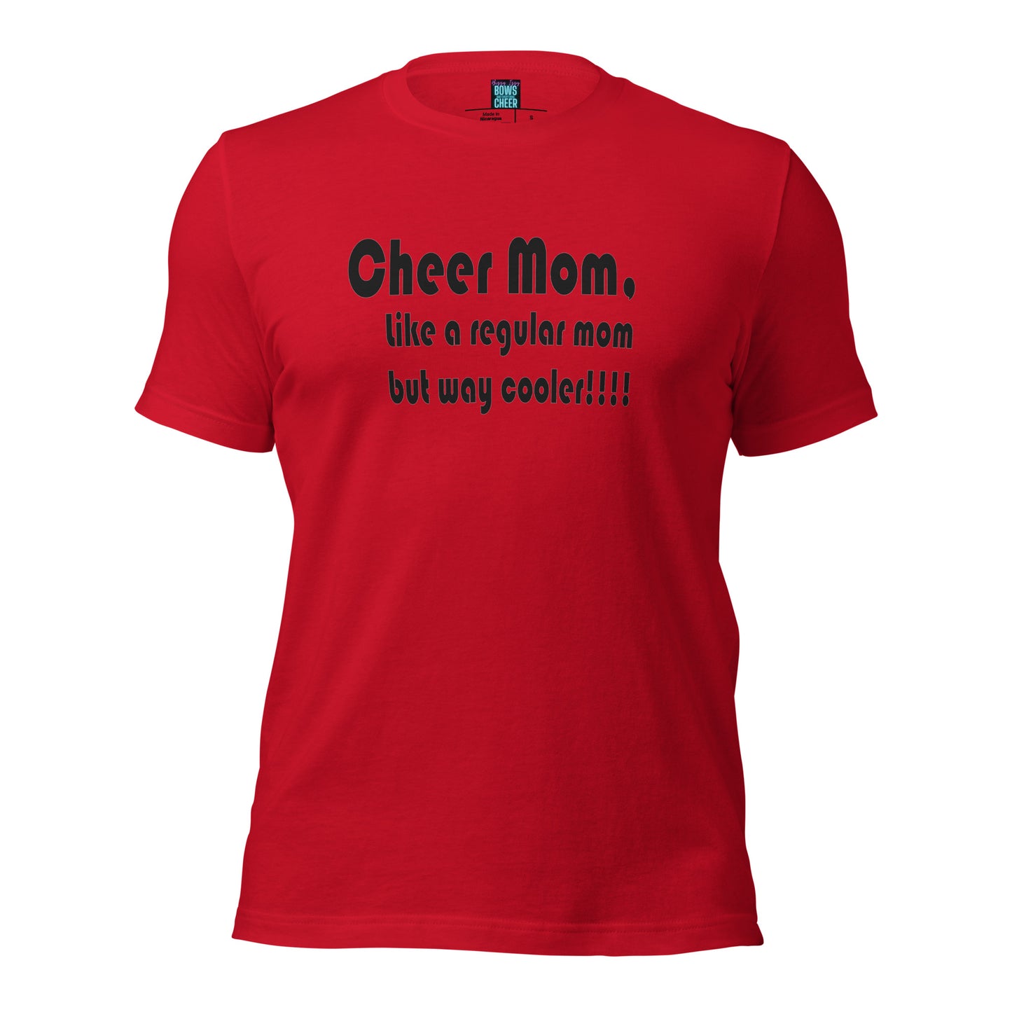 Red Cheer Mom T-shirt