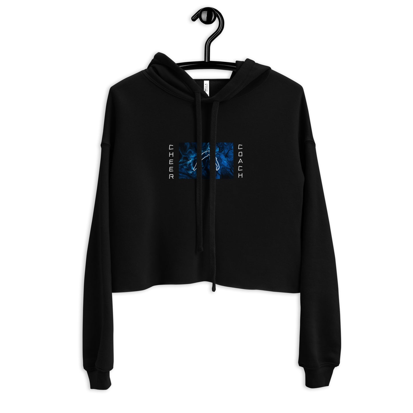 Blue Cheer Crop Hoodie