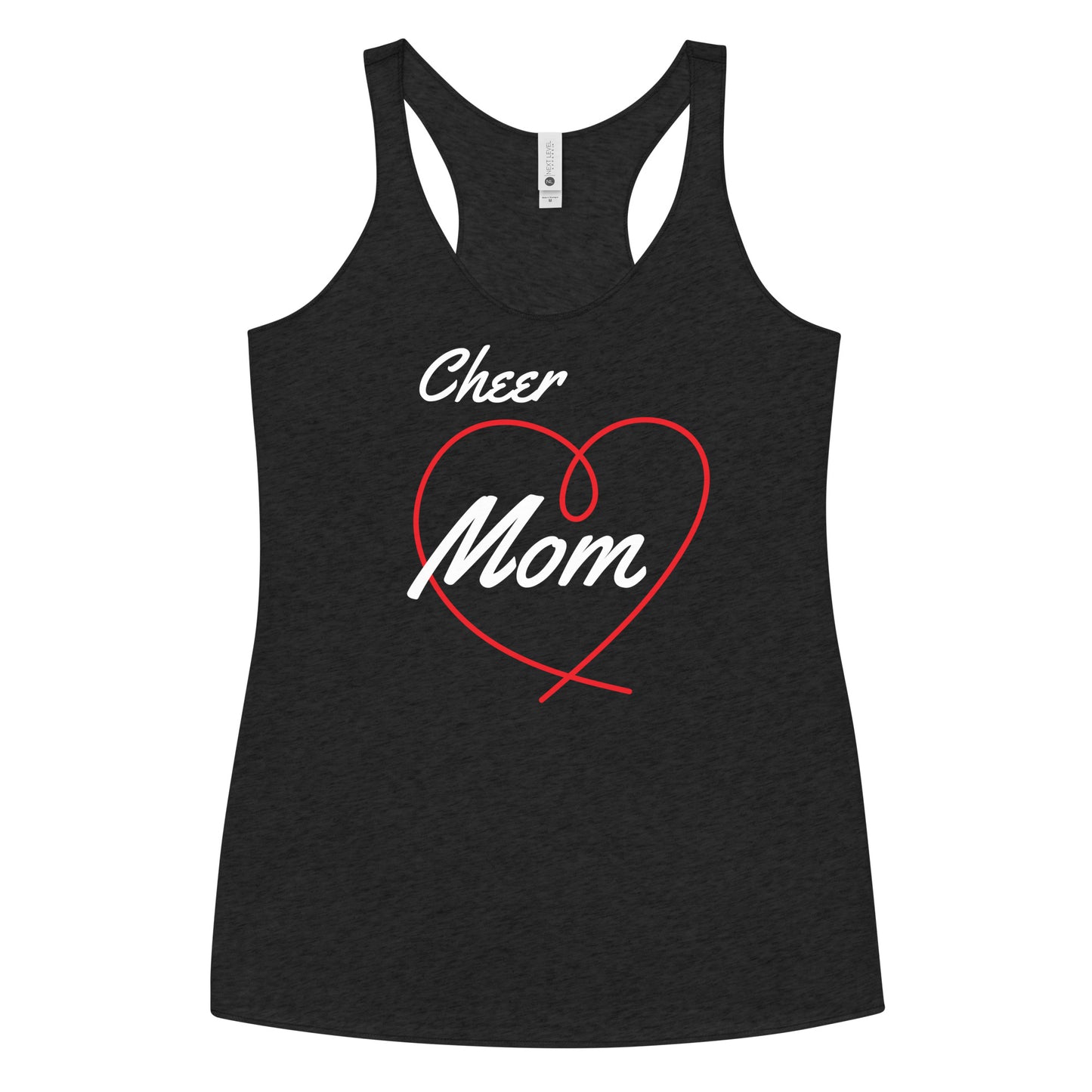 Red Cheer Mom Racerback Tank