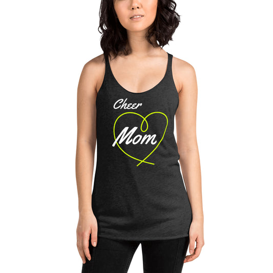 Neon Cheer Mom Racerback Tank