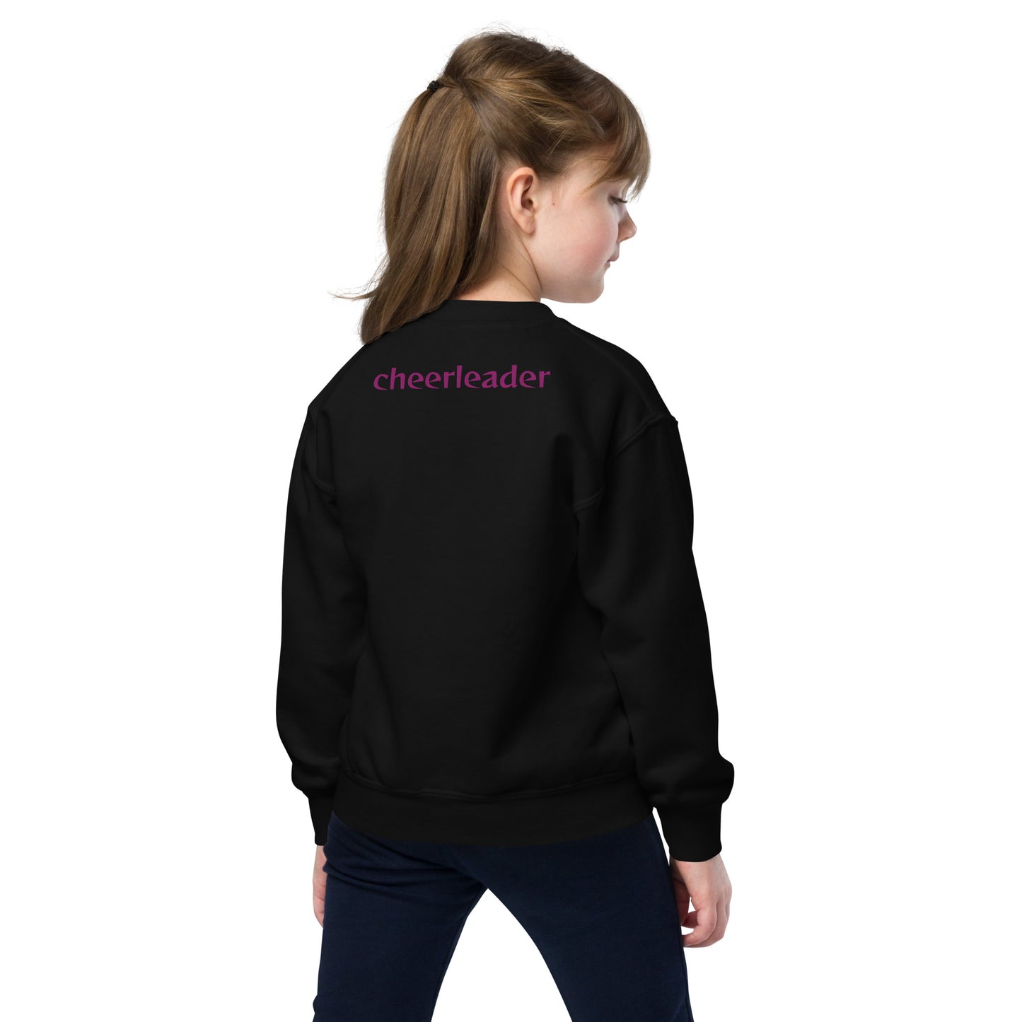 Purple Youth Cheerleader Sweatshirt