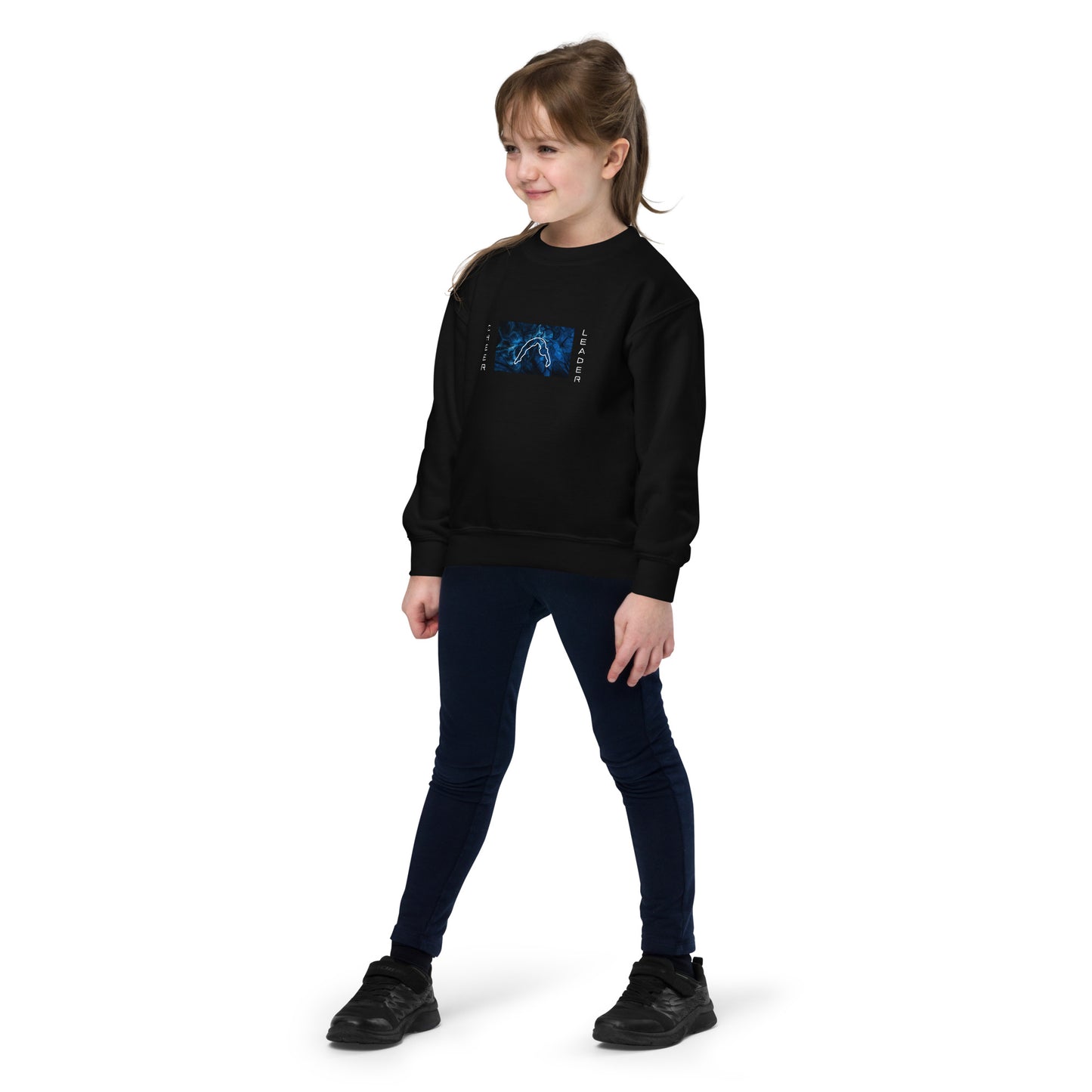 Blue Youth Cheer Sweatshirt