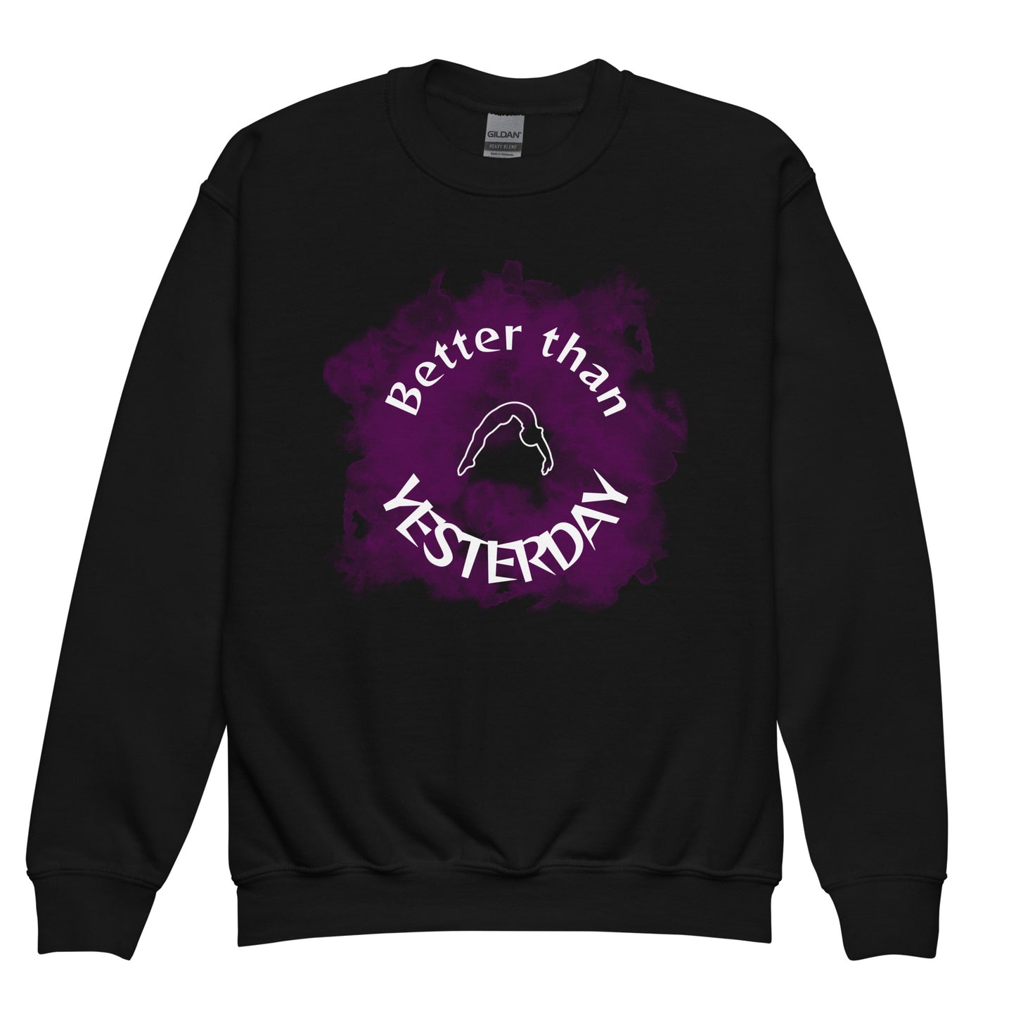 Purple Youth Cheerleader Sweatshirt